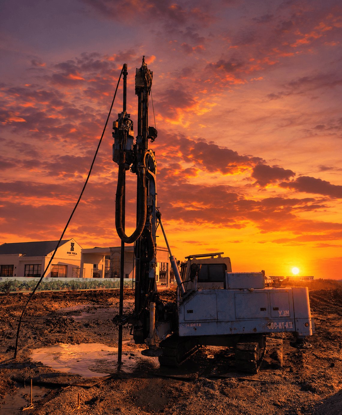 Geo-Tech ground improvement site